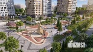 2-к квартира, строящийся дом, 57м2, 2/13 этаж