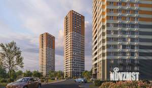 3-к квартира, строящийся дом, 74м2, 2/27 этаж