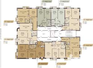 2-к квартира, строящийся дом, 63м2, 6/8 этаж