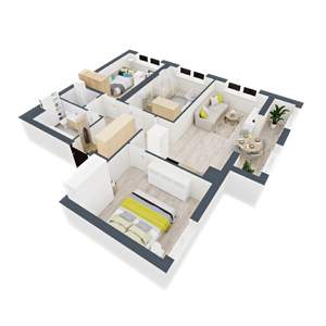3-к квартира, вторичка, 86м2, 12/24 этаж