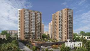 2-к квартира, строящийся дом, 52м2, 1/19 этаж