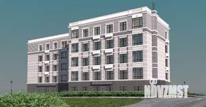 1-к квартира, строящийся дом, 42м2, 5/5 этаж