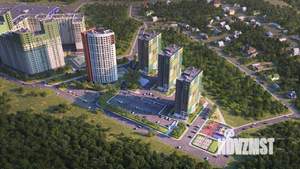 3-к квартира, строящийся дом, 103м2, 16/17 этаж
