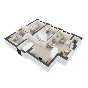 2-к квартира, вторичка, 80м2, 6/24 этаж