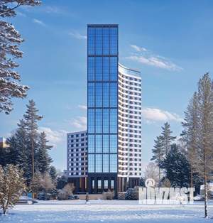 2-к квартира, строящийся дом, 65м2, 18/25 этаж