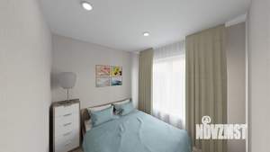 1-к квартира, вторичка, 47м2, 12/24 этаж
