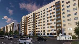 2-к квартира, строящийся дом, 57м2, 1/9 этаж