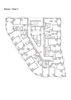 2-к квартира, вторичка, 62м2, 21/24 этаж