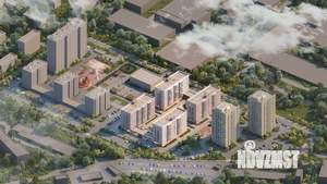 1-к квартира, строящийся дом, 40м2, 17/17 этаж