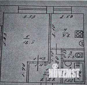 1-к квартира, вторичка, 35м2, 2/10 этаж