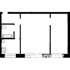 2-к квартира, вторичка, 38м2, 3/4 этаж