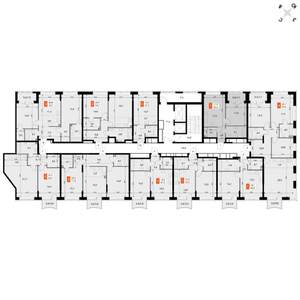 Студия квартира, вторичка, 43м2, 4/16 этаж