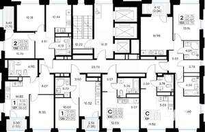 2-к квартира, вторичка, 44м2, 24/30 этаж