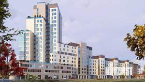 1-к квартира, строящийся дом, 42м2, 2/7 этаж