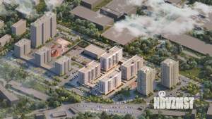 1-к квартира, строящийся дом, 40м2, 14/17 этаж