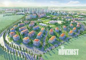 1-к квартира, строящийся дом, 28м2, 1/8 этаж