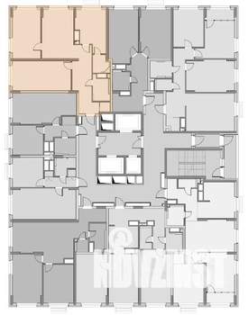3-к квартира, строящийся дом, 82м2, 16/22 этаж