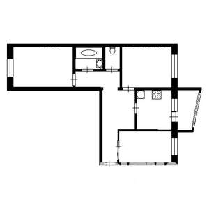 3-к квартира, вторичка, 63м2, 2/5 этаж