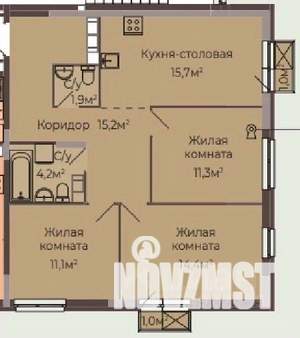 3-к квартира, вторичка, 74м2, 5/8 этаж
