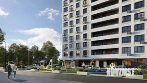 1-к квартира, строящийся дом, 40м2, 9/18 этаж