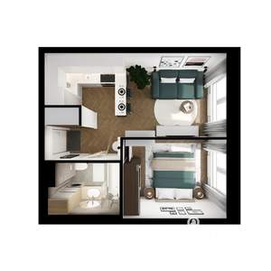 1-к квартира, вторичка, 33м2, 6/25 этаж