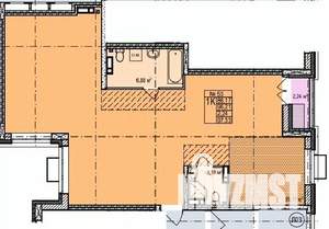 3-к квартира, строящийся дом, 98м2, 4/8 этаж