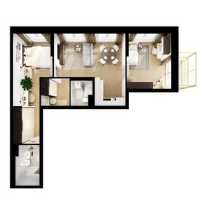2-к квартира, вторичка, 63м2, 11/15 этаж