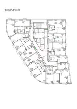 1-к квартира, вторичка, 36м2, 20/24 этаж