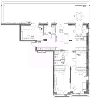 3-к квартира, вторичка, 158м2, 5/6 этаж