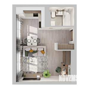 Студия квартира, вторичка, 30м2, 10/10 этаж