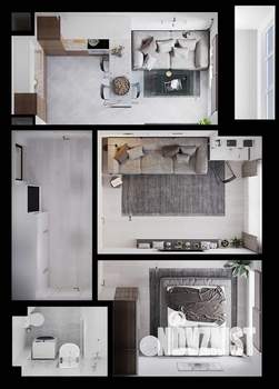 2-к квартира, вторичка, 52м2, 1/4 этаж