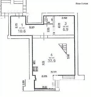 3-к квартира, вторичка, 115м2, 5/6 этаж