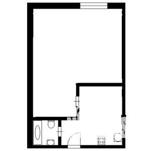 1-к квартира, вторичка, 34м2, 1/3 этаж