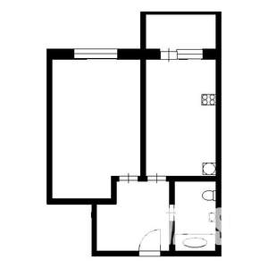 1-к квартира, вторичка, 33м2, 7/24 этаж