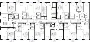 2-к квартира, вторичка, 55м2, 6/13 этаж