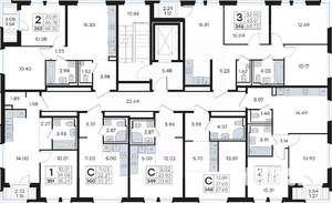 2-к квартира, вторичка, 47м2, 6/9 этаж