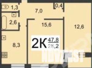 2-к квартира, вторичка, 48м2, 3/9 этаж