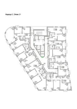 3-к квартира, вторичка, 84м2, 21/24 этаж