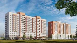 1-к квартира, строящийся дом, 44м2, 7/12 этаж