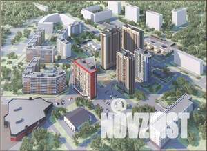 2-к квартира, строящийся дом, 56м2, 8/25 этаж