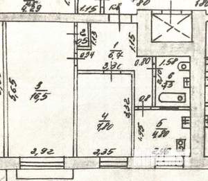2-к квартира, вторичка, 40м2, 7/7 этаж