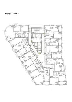 2-к квартира, вторичка, 61м2, 2/24 этаж