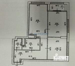 2-к квартира, сданный дом, 56м2, 4/25 этаж