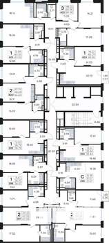 2-к квартира, вторичка, 62м2, 5/13 этаж
