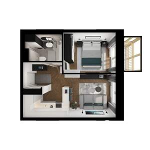 1-к квартира, вторичка, 33м2, 18/25 этаж