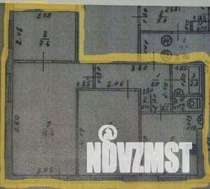 3-к квартира, вторичка, 57м2, 4/9 этаж