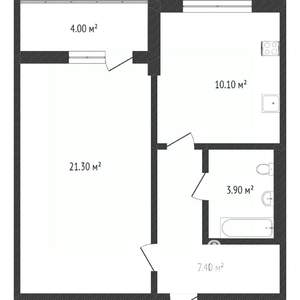 1-к квартира, вторичка, 47м2, 5/17 этаж