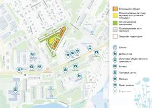 1-к квартира, строящийся дом, 44м2, 7/12 этаж