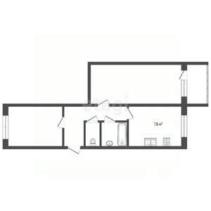 2-к квартира, вторичка, 45м2, 5/5 этаж