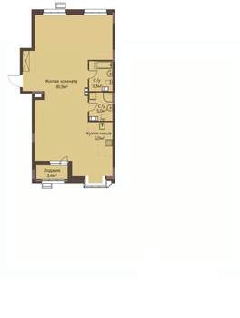 1-к квартира, строящийся дом, 98м2, 9/12 этаж